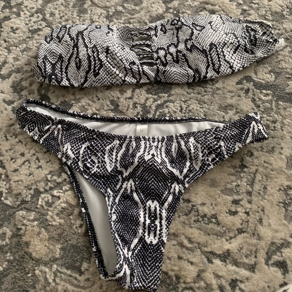 Boutique snakeskin bathing suit!